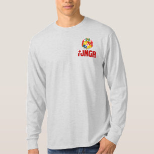 Camiseta Tonga Flag e Casaco de Armas Patriótica