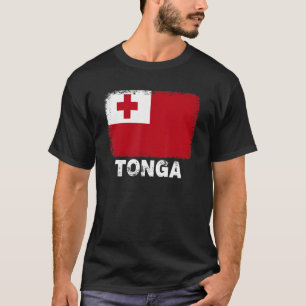 Camiseta Tonga Flag Suporta Tonga Pessoas Mulheres Homens