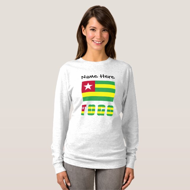 Camiseta Tonga Tonganês Flash Personalizado  (Frente Completa)