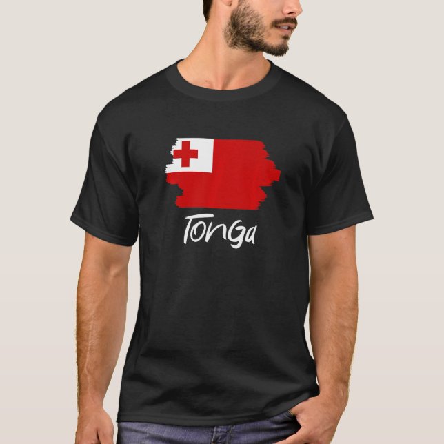 Camiseta Tongan Flag Tonga (Frente)