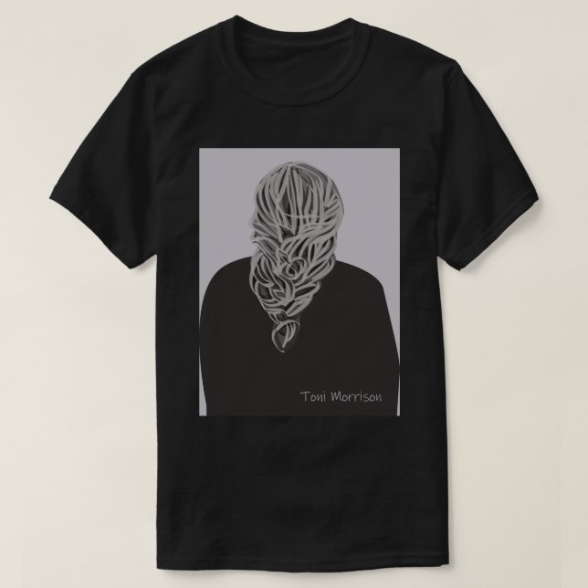 Camiseta Toni Morrison art1 (Frente do Design)