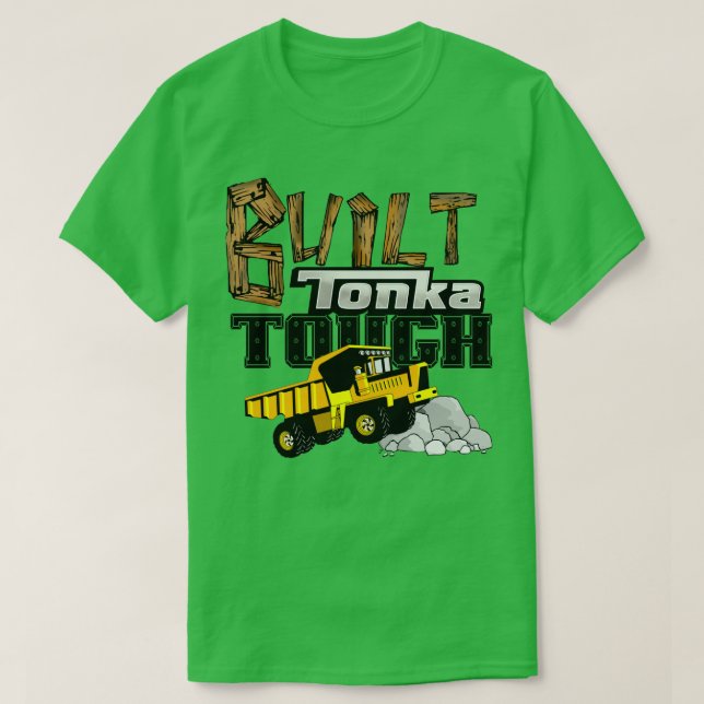 Camiseta Tonka construída com tosse (Frente do Design)