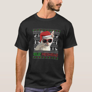 Camiseta Tonkinese Cat Feliz Meowidad Engraçado Natal