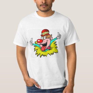 Camiseta Tons acima, palhaço divertido,