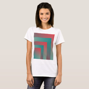 Camiseta tons de coral