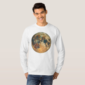 Camiseta Tons Terrosos Design de Lua Cheia - S Cósmico Esté