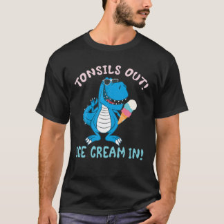 Camiseta Tonsillectomia Cirurgia Tonsils Sout Sorvete In
