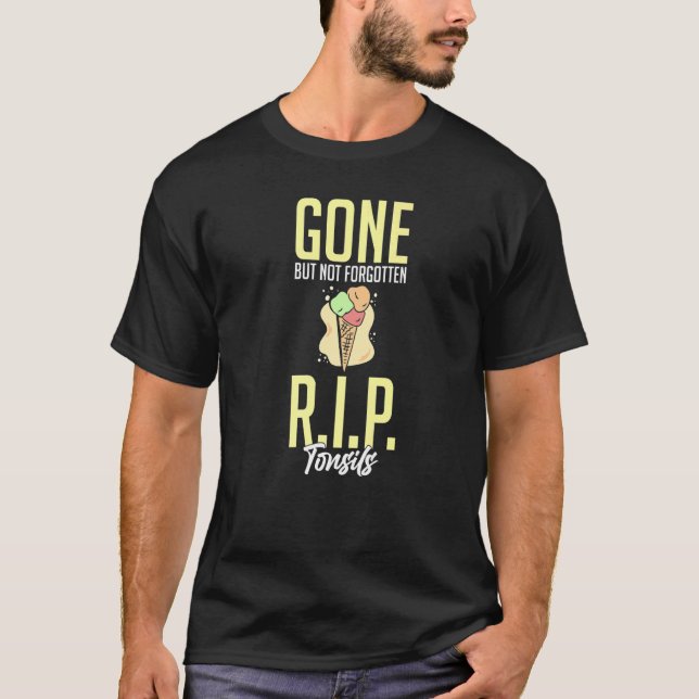 Camiseta Tonsillectomia Remoção de Tonsil Cirurgia de Recup (Frente)
