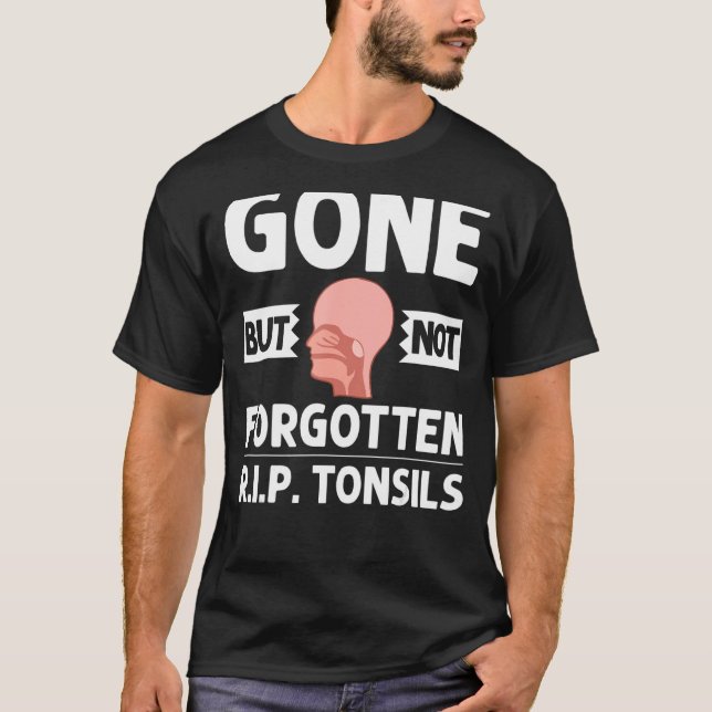 Camiseta Tonsillectomia Remoção de Tonsil Cirurgia de Recup (Frente)