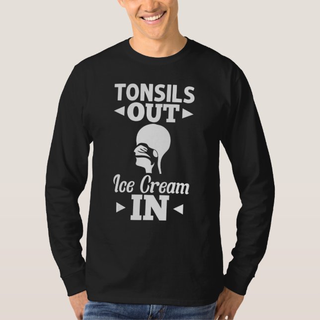 Camiseta Tonsillectomy Tonsil Removal Recovery Surgery Get  (Frente)