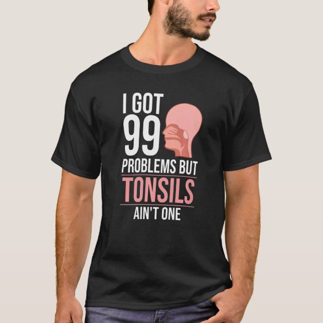 Camiseta Tonsillectomy Tonsil Removal Recovery Surgery Get  (Frente)