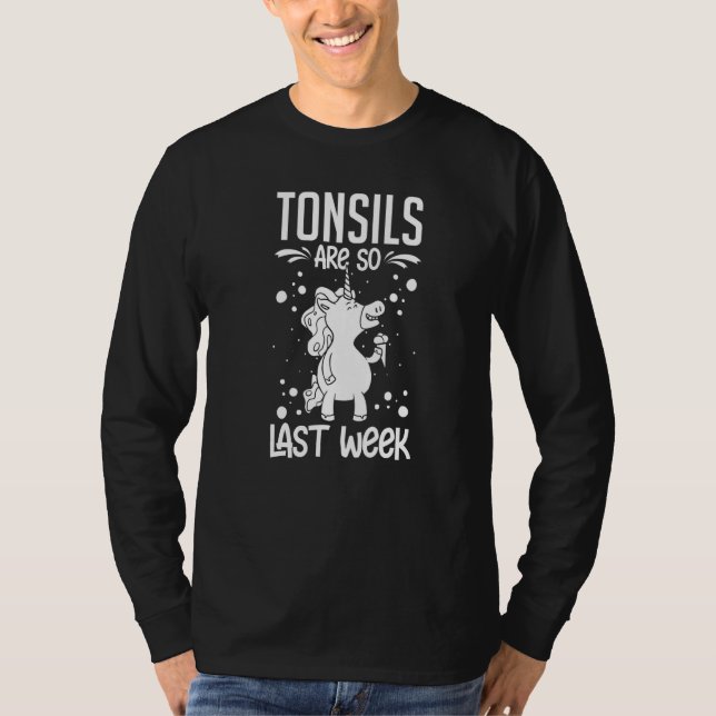 Camiseta Tonsillectomy Tonsil Removal Recovery Surgery Get  (Frente)