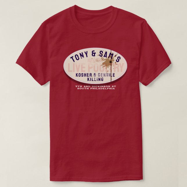 Camiseta TONY ع SAM'S KOSHER e GENTIO (Frente do Design)