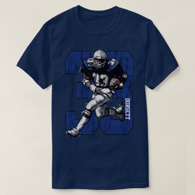 Camiseta Tony Dorsett Dallas 33 TShirt 1 (Frente do Design)