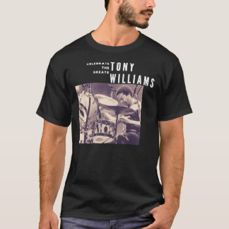 Camiseta Tony Williams Excelente Jazz Drummer Músico Clássi