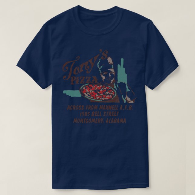 Camiseta Tonys Pizza TSirt (Frente do Design)