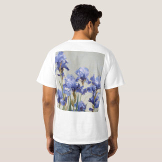 Camiseta Too Classy for Drama Rooster Among Iris Flowers El