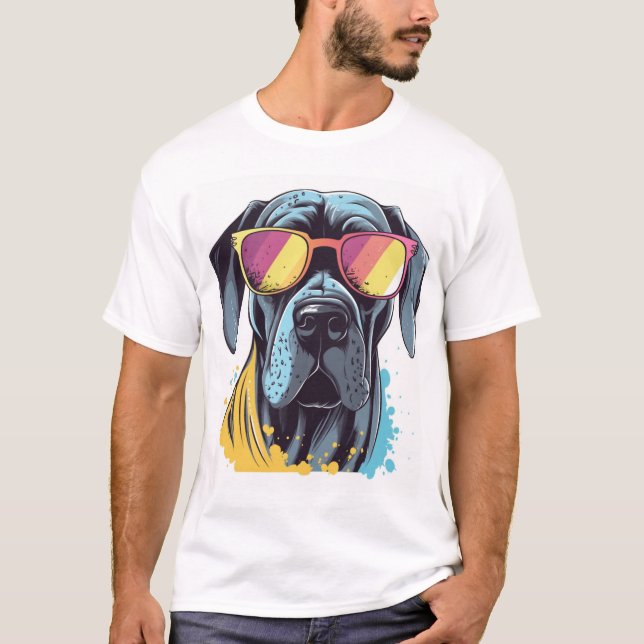 Camiseta Too Cool for Dog Days  (Frente)