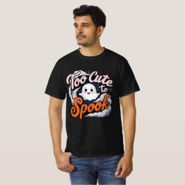 Camiseta Too Cute to Spook Ghost Design