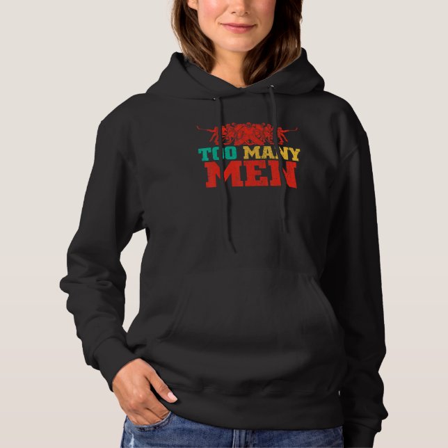 Camiseta Too Many Men On The Ice Hockey Penalty Joke Quote (Frente)