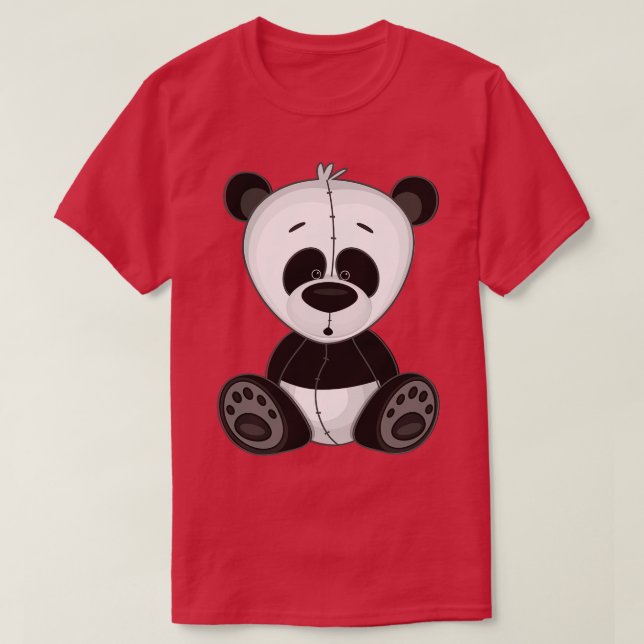Camiseta Toon Panda Cute Kawaii (Frente do Design)