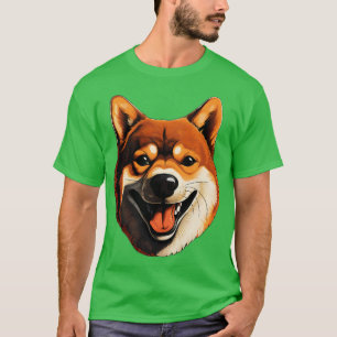 Camiseta Toon Shiba Inu Cog Cute Shiba Inu 2
