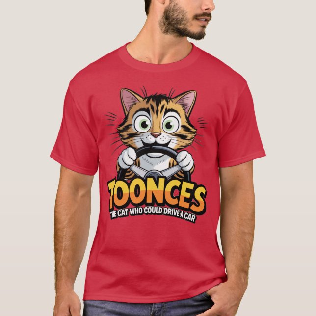 Camiseta Toonces - O Gato Condutor (Frente)