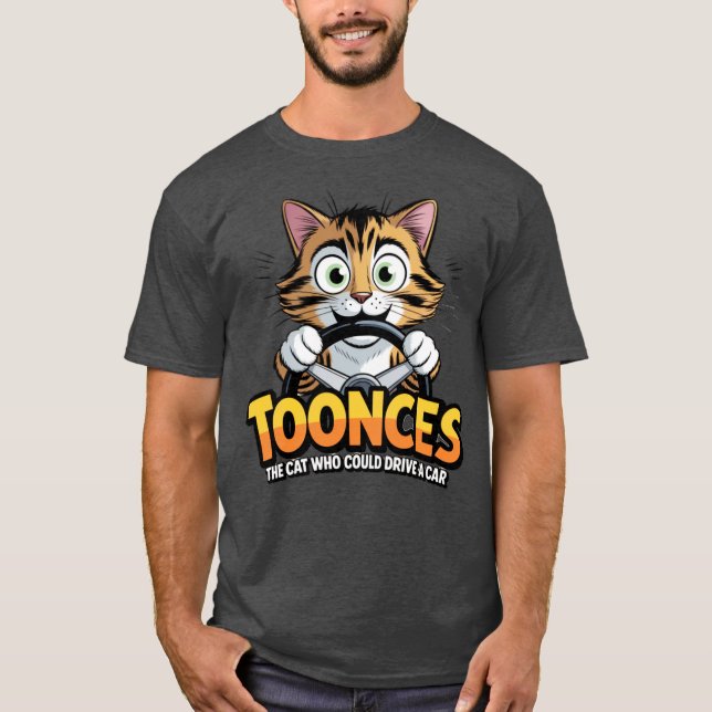 Camiseta Toonces - O Gato Condutor (Frente)