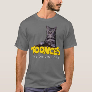 Camiseta Toonces o gato que conduz 1
