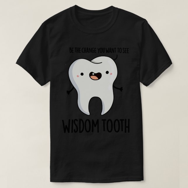 Camiseta Tooth Sensível e Sentido Dental Sentido 1 (Frente do Design)