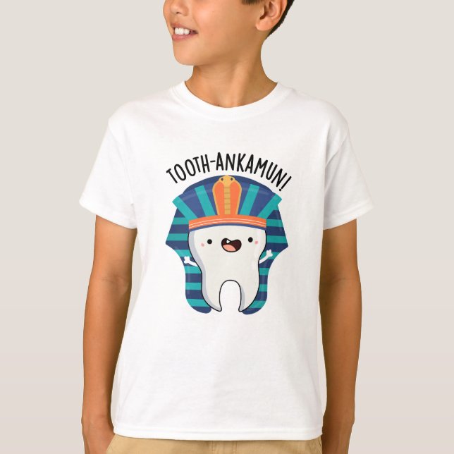 Camiseta Tooth-tornozelo Engraçado (Frente)