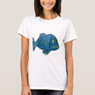 Camiseta Toothy blue fish shirt