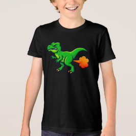 Camiseta Tootin' T-Rex Dinossauro Engraçado Peidar
