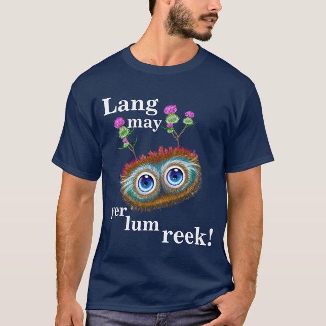 Camiseta Toots Haggis das buzinas. Lang pode Reek do YER (Frente)