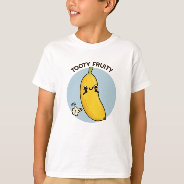 Camiseta Tooty Fruity Funny Banana Fruta Pun (Frente)