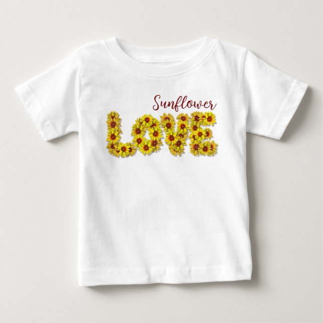 Camiseta Top Amor de Girassol (Frente)
