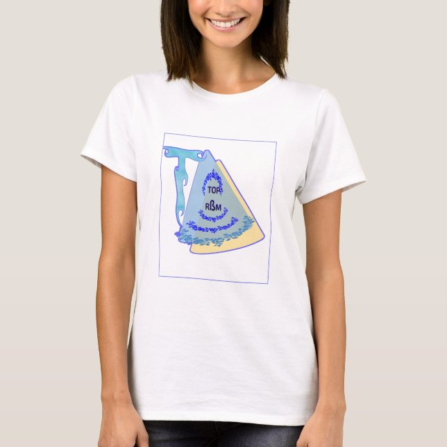 CAMISETA TOP_MODERN_BLUE_SO CUTE (Frente)
