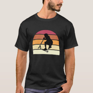 Camiseta Tópico legal na Vintage do Controlador do Patinete