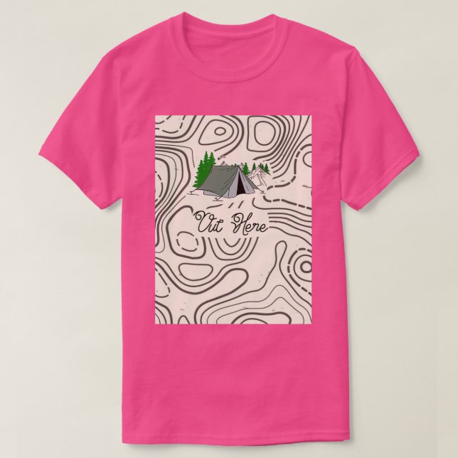 Camiseta Topo Camping (Frente do Design)