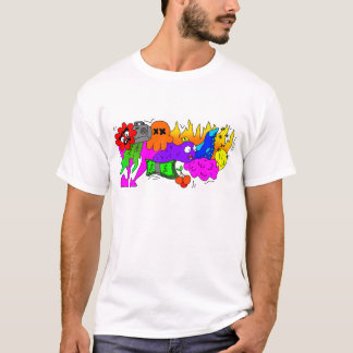 Camiseta topo da arte rabisco
