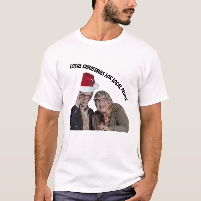 Camiseta topo do natal compro local de royston vasey (Frente)