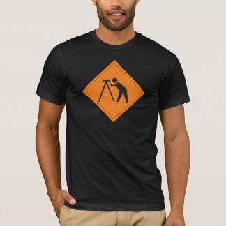 Camiseta Topógrafo da terra no trabalho