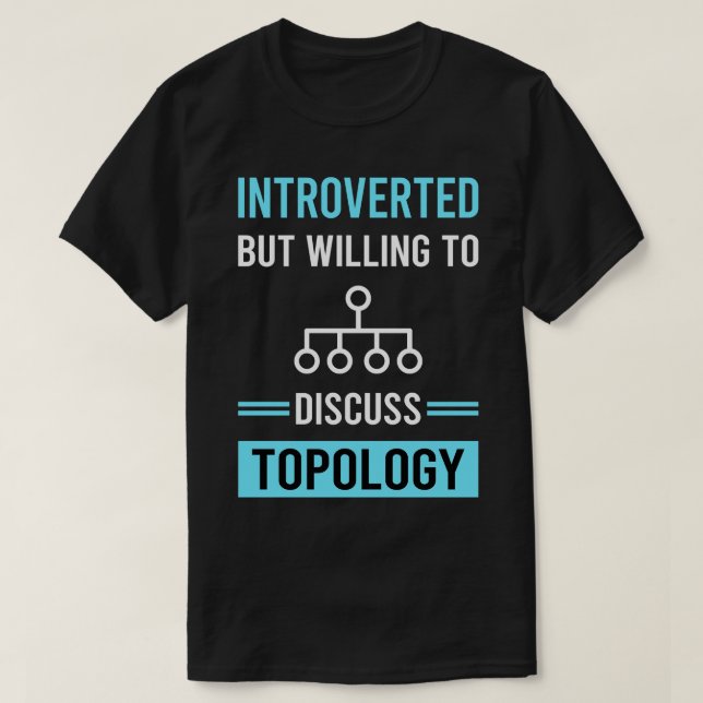 Camiseta Topologia Apresentada (Frente do Design)