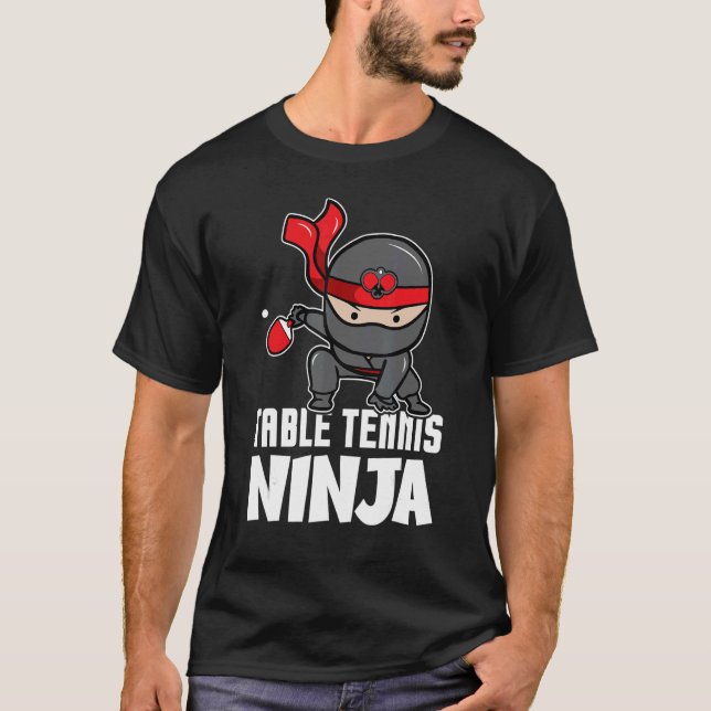 Camiseta Topspin Ping Pong Outfit Para Jogador De Tênis De  (Frente)