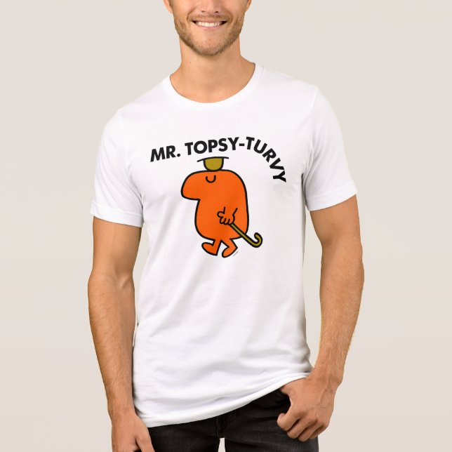 Camiseta Topsy-Turvy | Chapéu e Cana de Cima para Baixo (Frente)