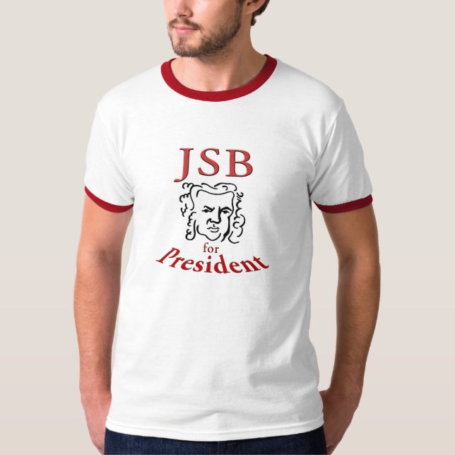Camiseta Toque Bach para Presidente (Frente)