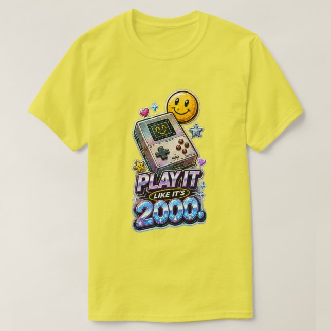 Camiseta Toque como se fosse 2000 (Frente do Design)