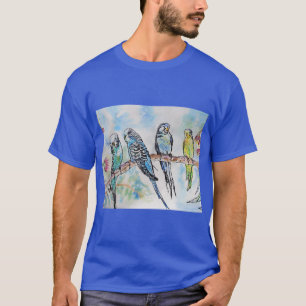 Camiseta Toque de Chave de Arte Watercolor do Watercolor do