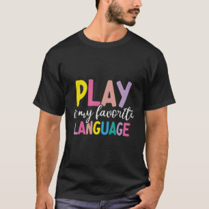 Camiseta Toque é o meu idioma favorito Â€"Língua de voz P