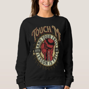 Camiseta Toque em Mim e Sua Primeira Aula de Boxe é Grátis